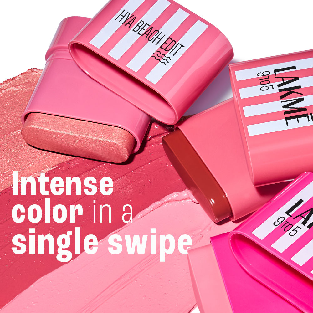 9to5 Hya Beach Edit Blush, SPF 30, Creamy Texture, Dewy Finish - Golden Getaway