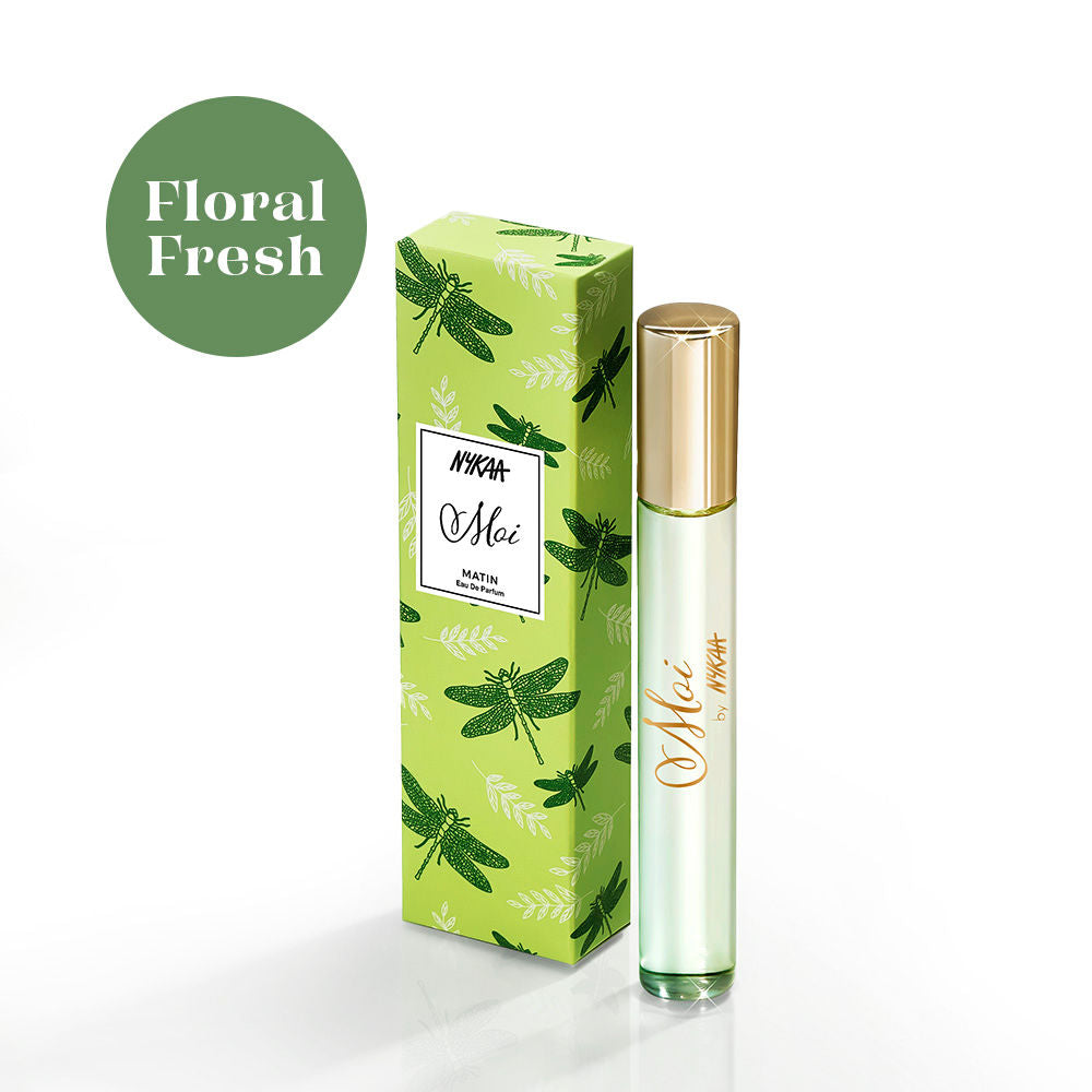 Amour Floral Travel Size Mini Perfume With Jasmine, Lily & Patchouli For Women - Matin