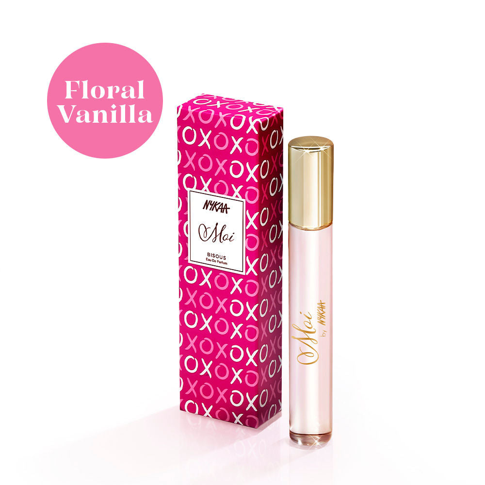 Amour Floral Travel Size Mini Perfume With Jasmine, Lily & Patchouli For Women - Bisous