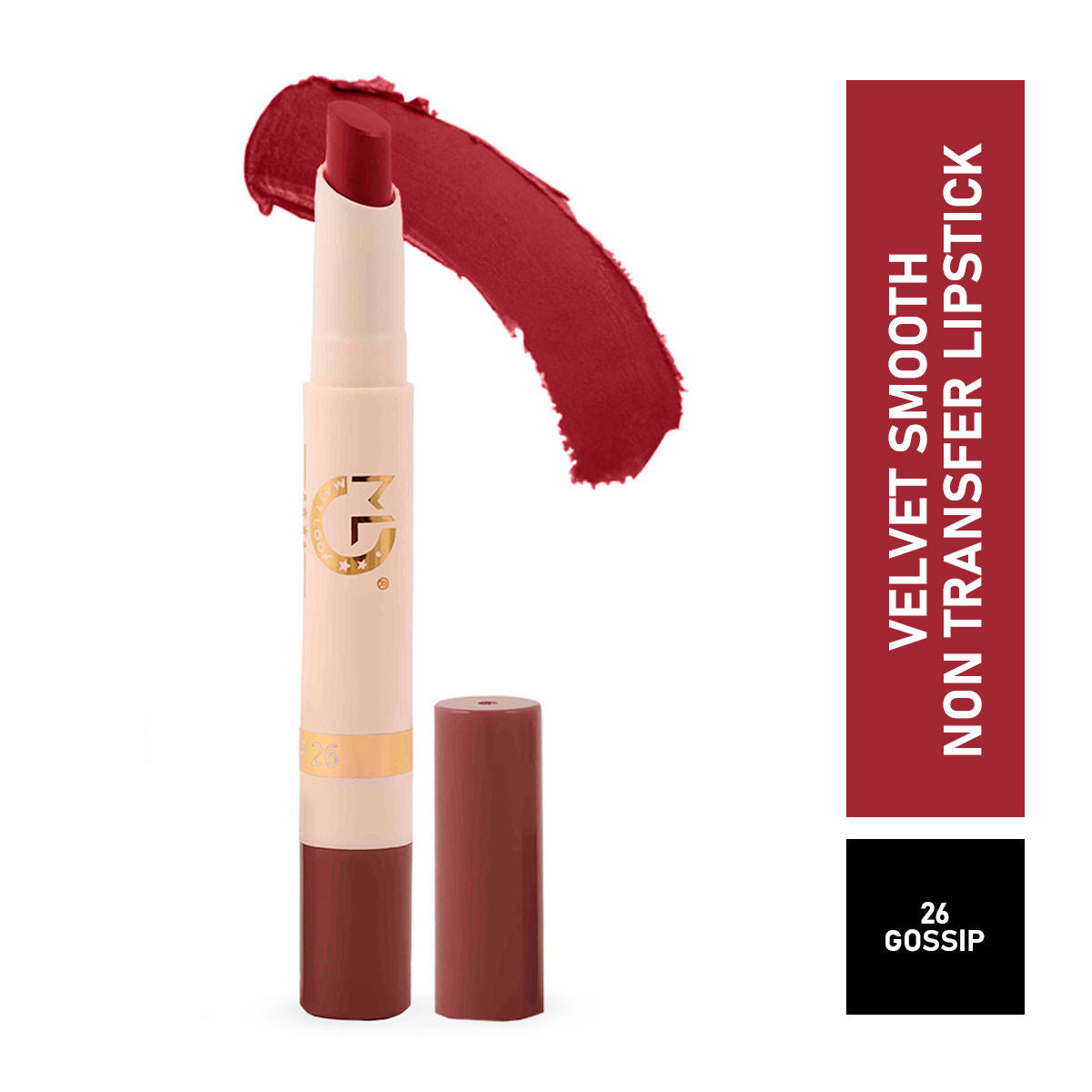 Velvet Smooth Non Transfer Lipstick - Gossip