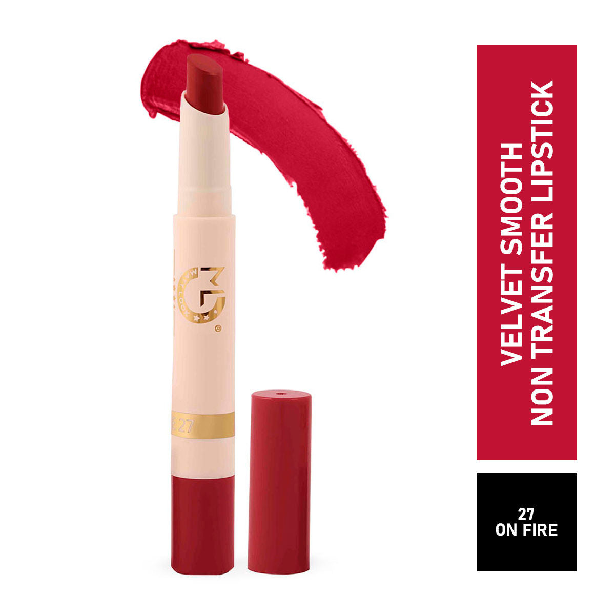 Velvet Smooth Non Transfer Lipstick - On Fire