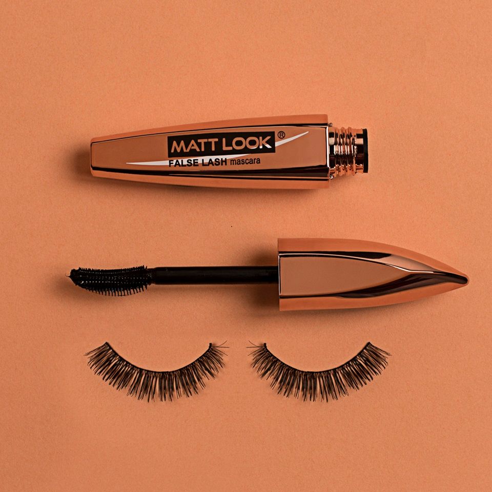 Eye Makeup Curl & Volume Waterproof False Lash Mascara - Black