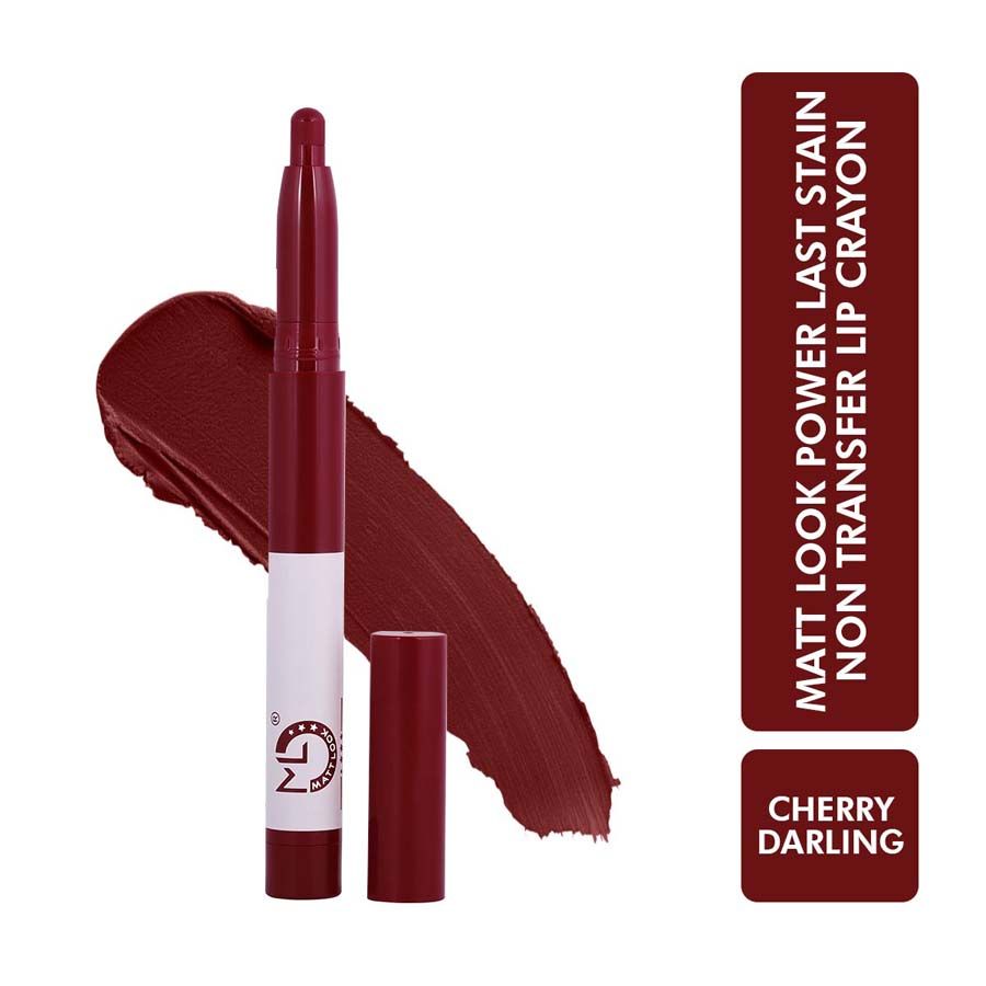 Power Last Lip Stain Crayon Lipstick - Cherry Darling