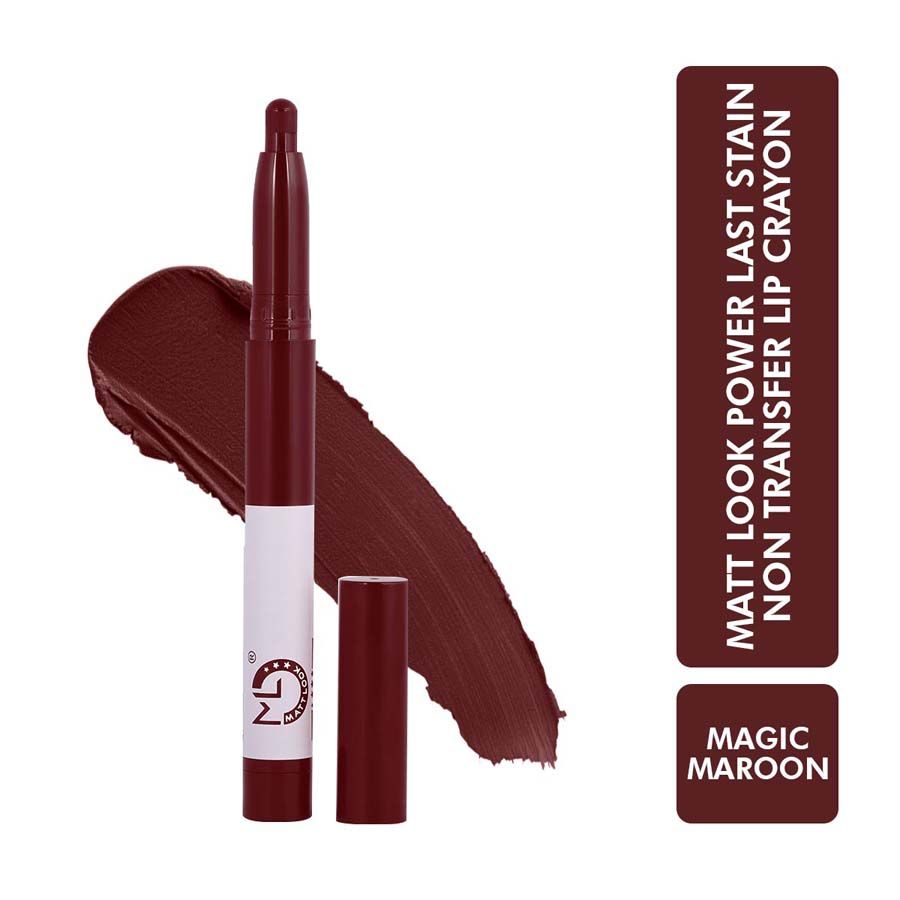 Power Last Lip Stain Crayon Lipstick - Magic Maroon