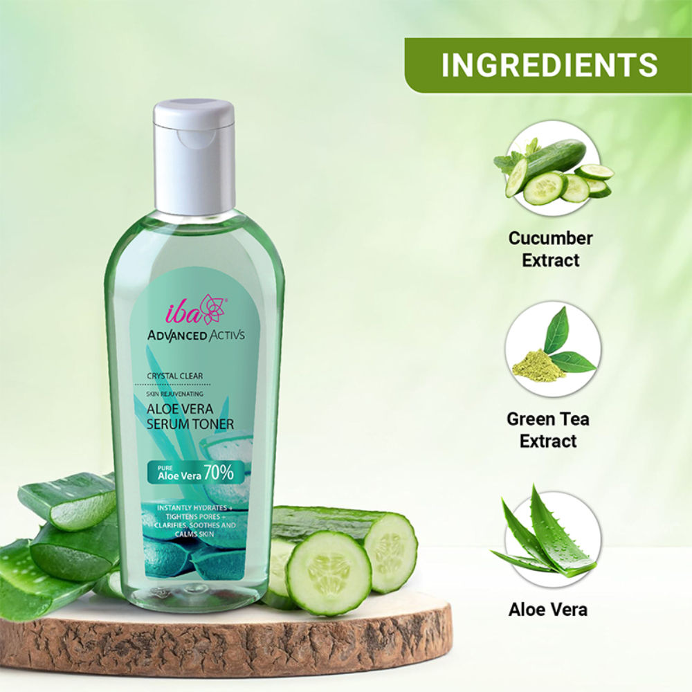 Advanced Activs Crystal Clear Aloe Vera Serum Toner