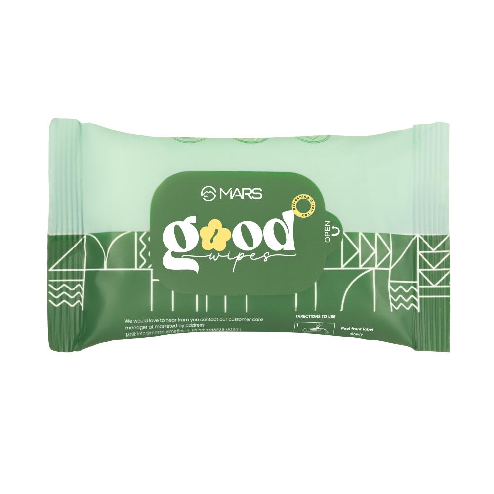 Good Travel Friendly Wipes - Green Tea Extract