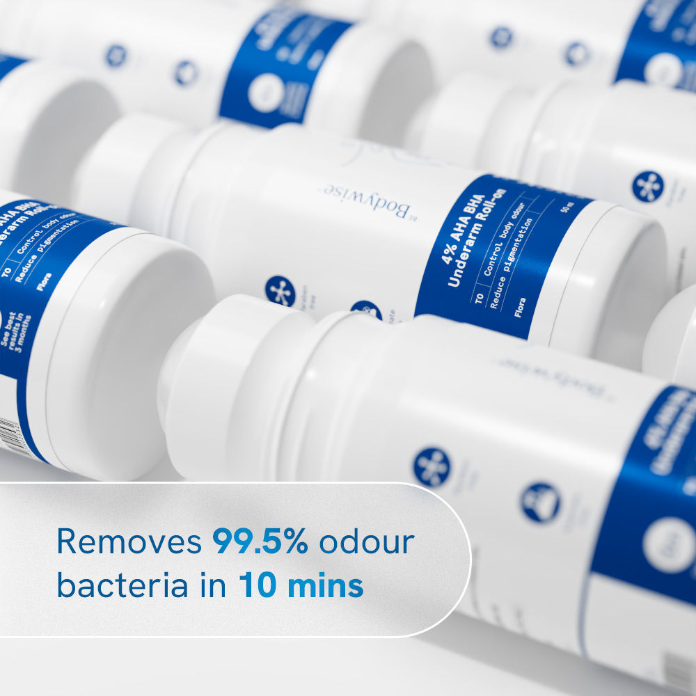 4% AHA BHA Underarm Roll On - Aqua