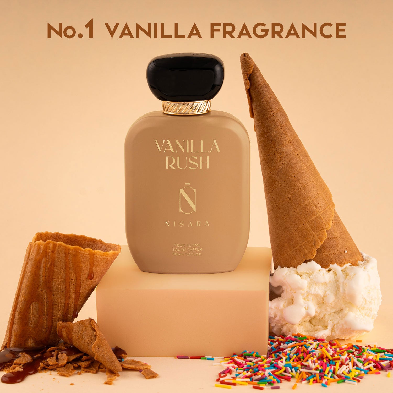 Vanilla Rush - Perfume For Women,Eau De Parfum,Long Lasting Vanilla Amber & Caramel Fragrance