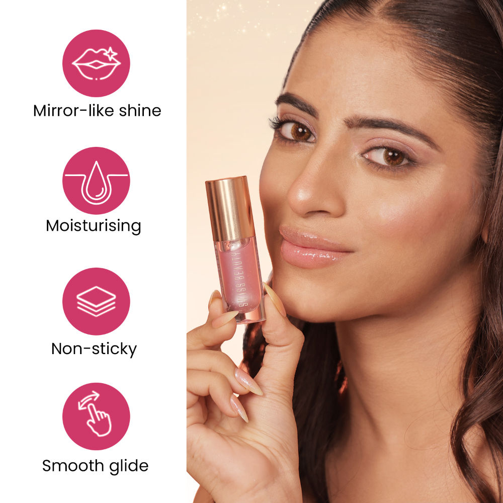 Moist Heist Shimmer Lip Oil Luminous Shine , Hydrating & Lightweight