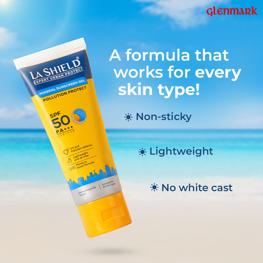 Pollution Protect SPF 50 Mineral Sunscreen Lightweight & Oil free Moisture Boost