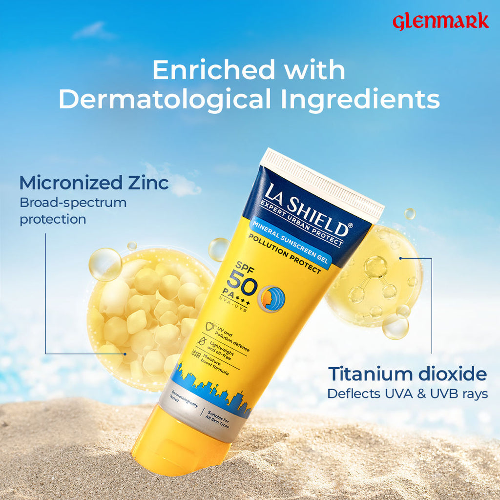 Pollution Protect SPF 50 Mineral Sunscreen Lightweight & Oil free Moisture Boost