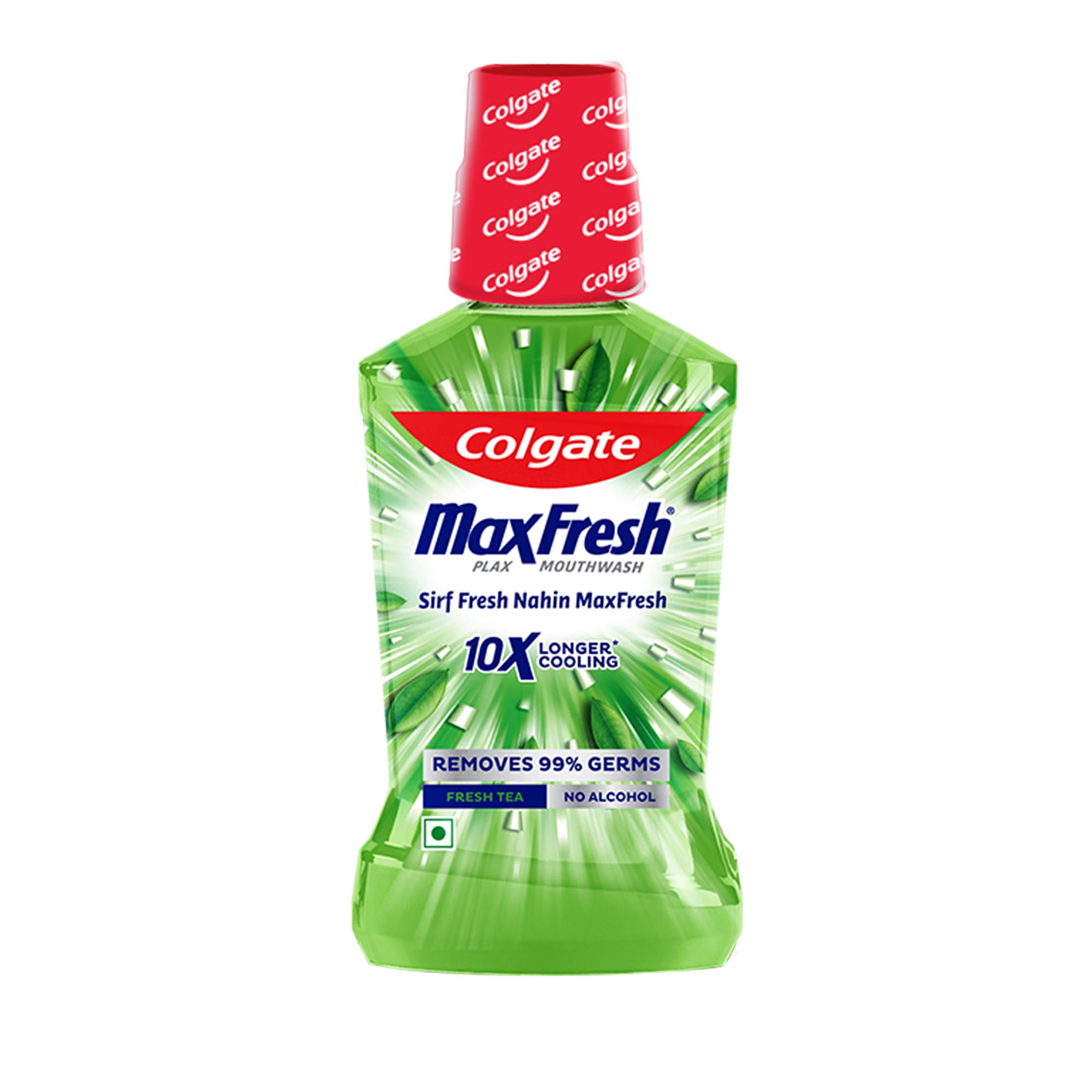 Maxfresh Plax Antibacterial Mouthwash, Fresh Tea - 250ml