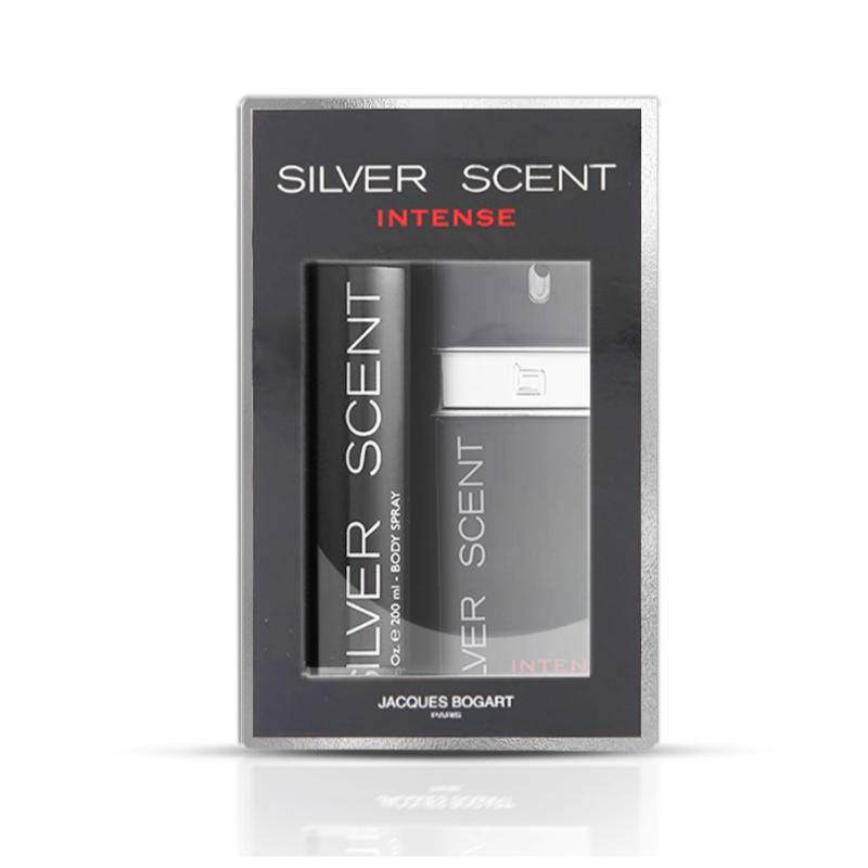 Silver Scent Intense Set (Eau De Toilette + Body Spray) For Him