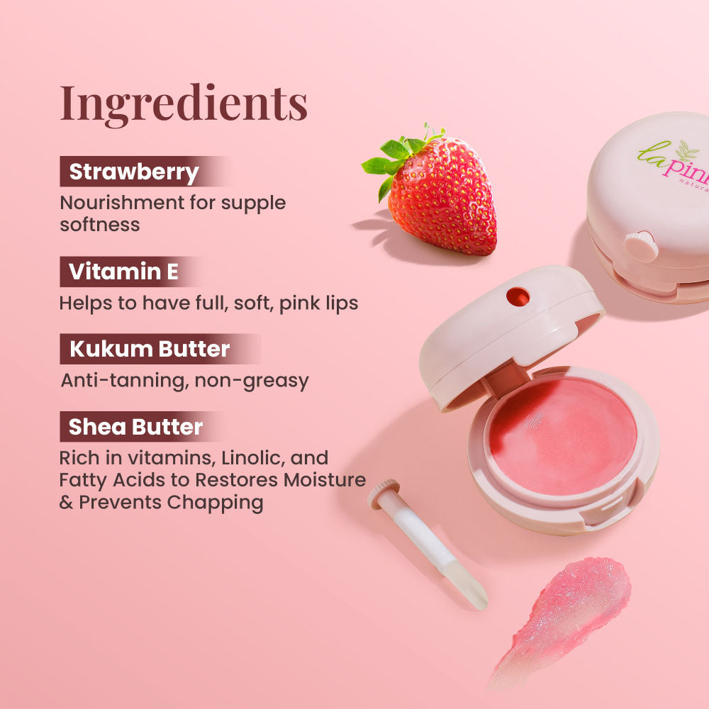 Tinted Lip Balm With Shea Kokum Butter Deep Nourishment And Hydration
