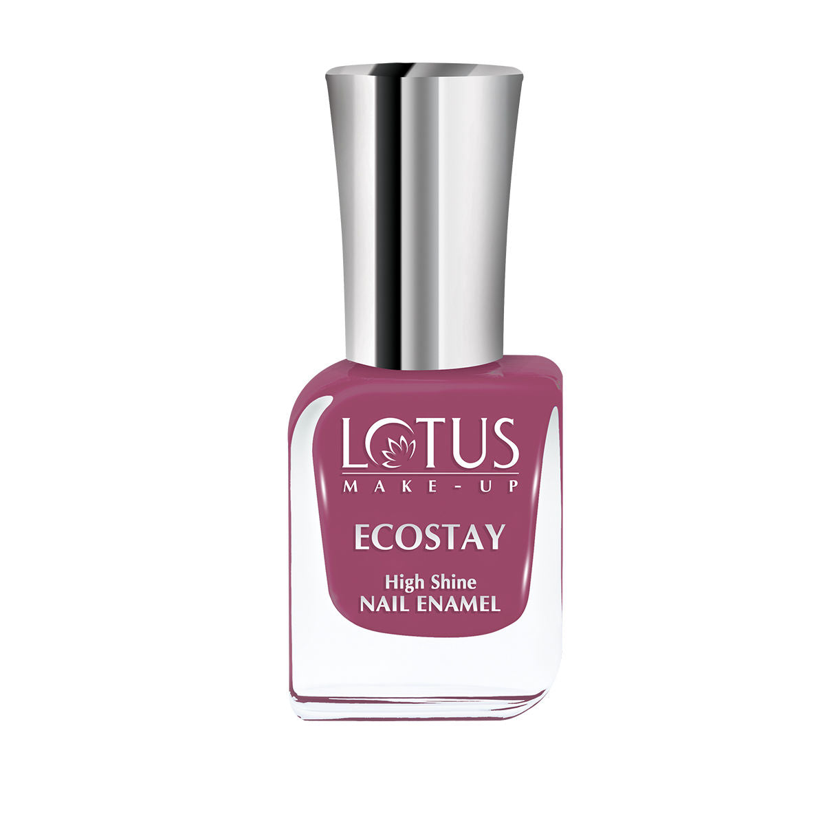 Lotus Make-Up Ecostay Nail Enamel Maroon Love, Easy to Apply & Glossy Finish - Berry Berry