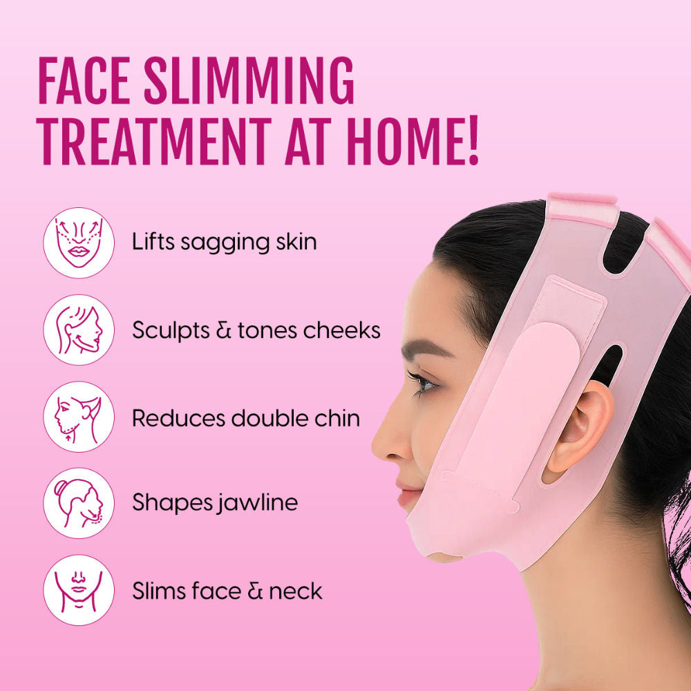 V Line Face Slimming Belt Double Chin Reducer Jawline Shaper Mask for Skin Tightening