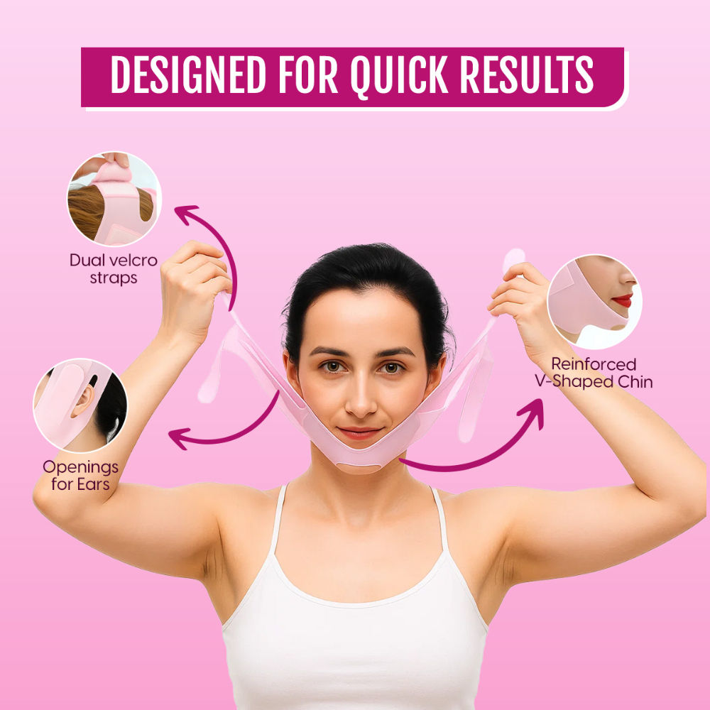 V Line Face Slimming Belt Double Chin Reducer Jawline Shaper Mask for Skin Tightening