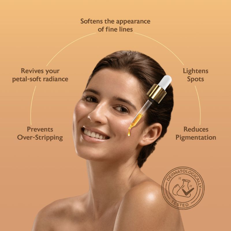 Kumkumadi Tailam Midnight Face Oil - Premium Kashmiri Saffron - Reduce wrinkles