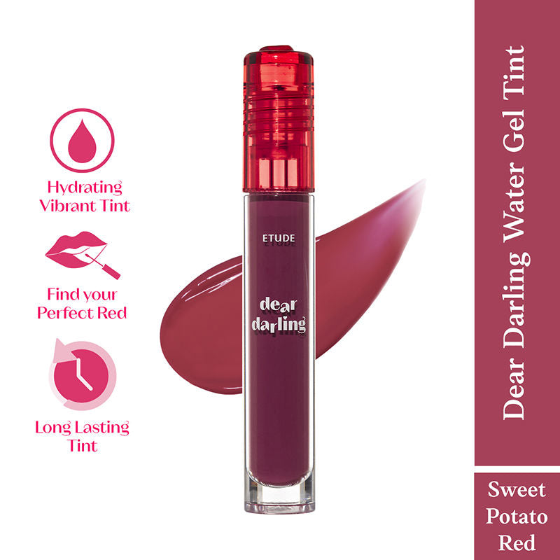 Dear Darling Water Gel Tint Lipstick - Sweet Potato Red