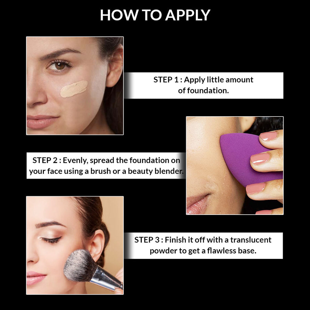 Make up foundation Derma Series For Face Makeup Creamy Matte Finish