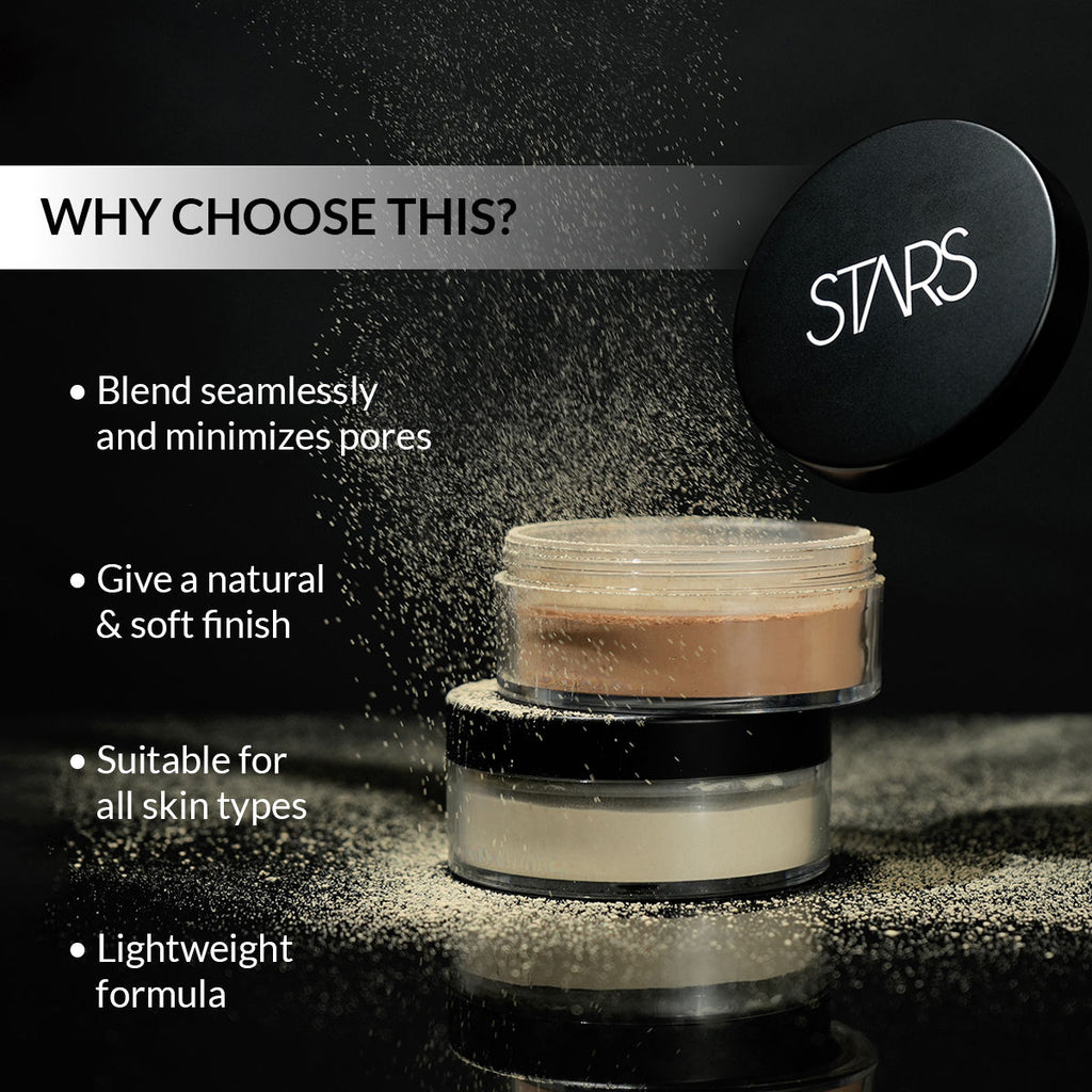 Translucent Powder For Face Makeup Matte Finish