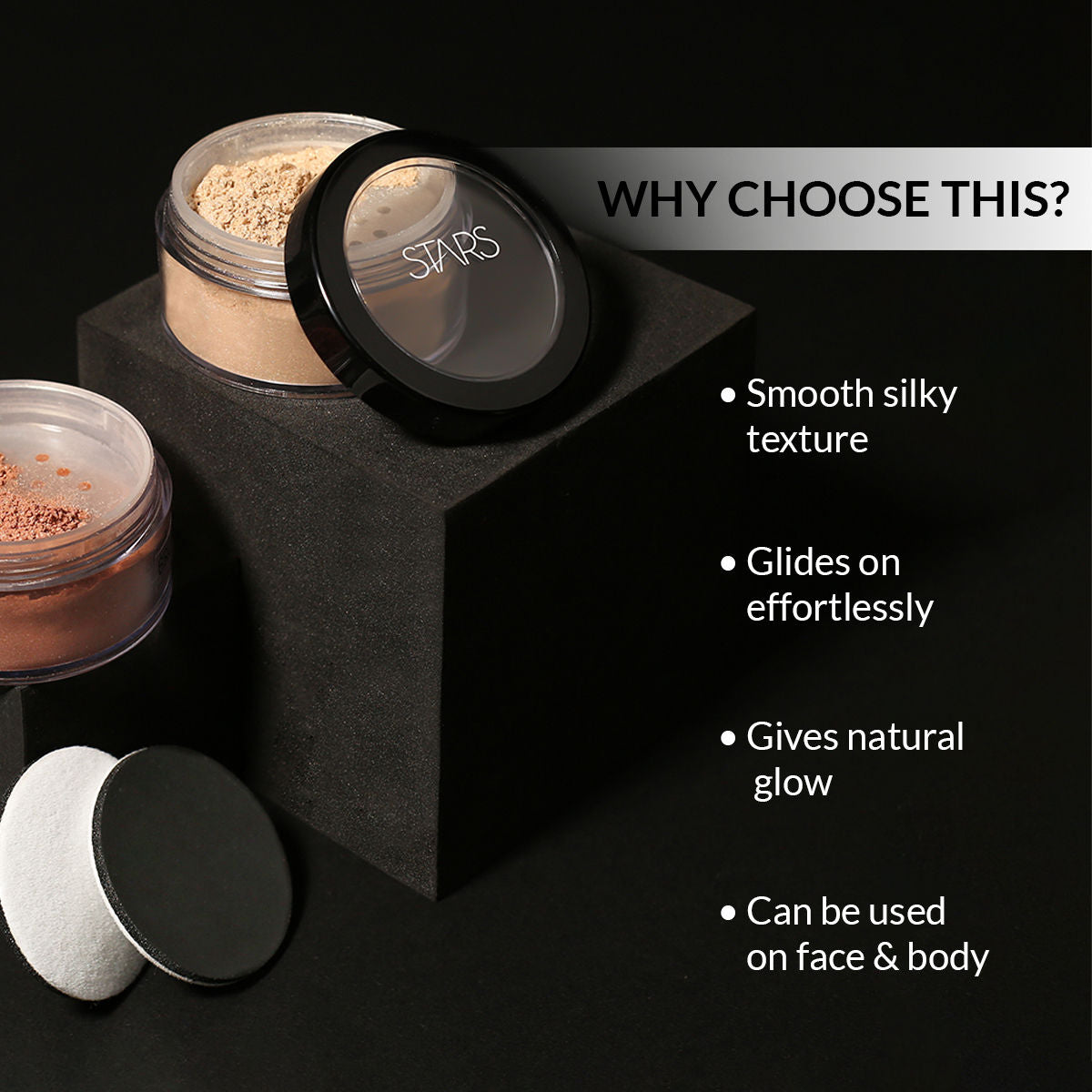 Bronzing Loose Powder For Face Makeup Shiny Finish