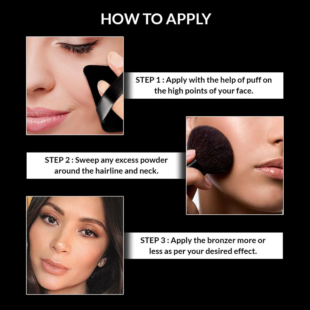 Bronzing Loose Powder For Face Makeup Shiny Finish