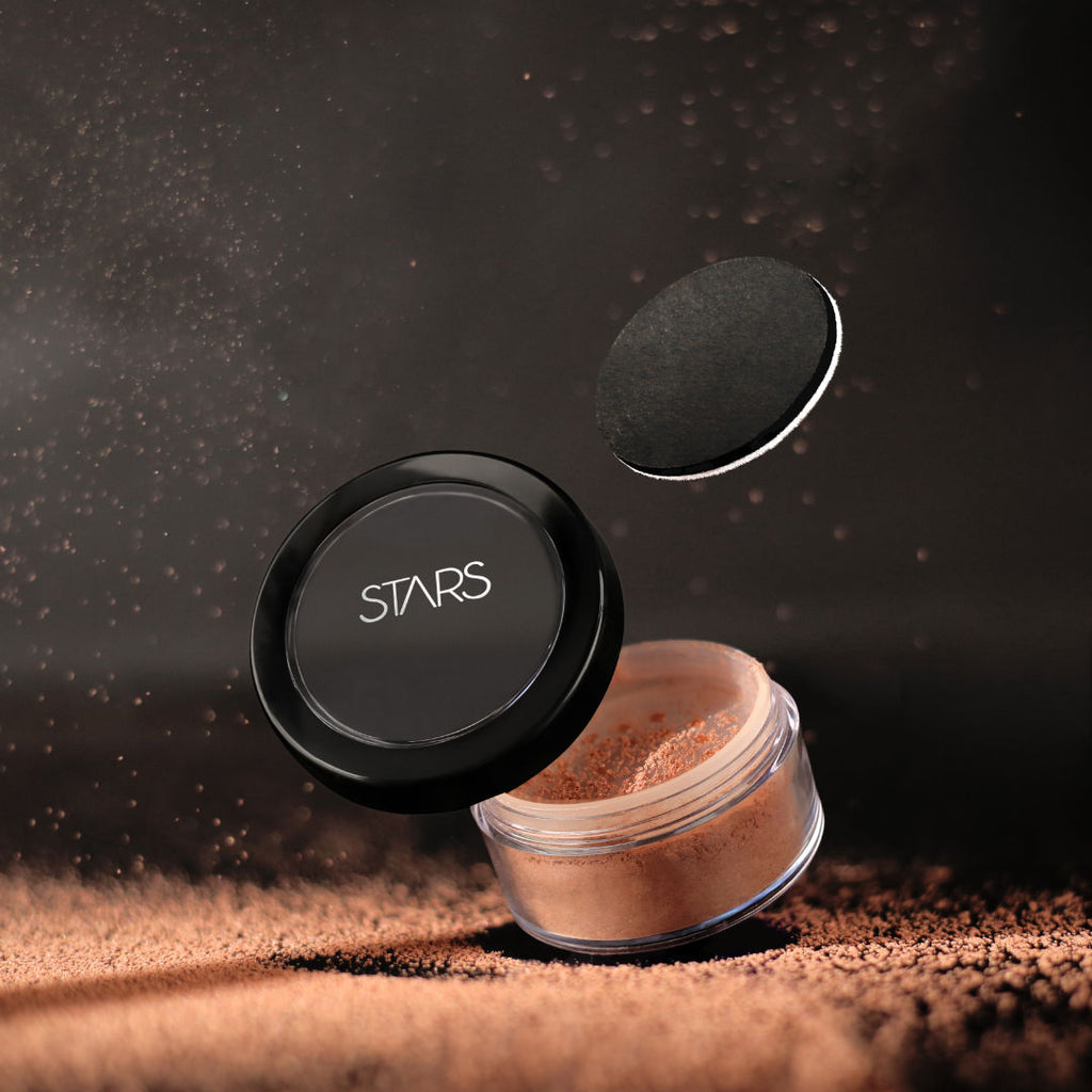 Bronzing Loose Powder For Face Makeup Shiny Finish