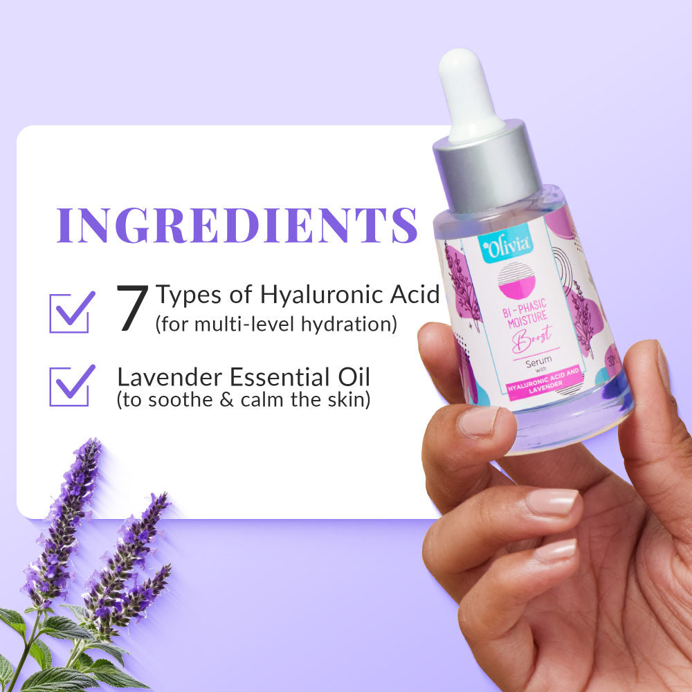 Bi-Phasic Moisture Boost Face Serum – Deep Hydration Formula for Soft, Smooth, Dewy Skin