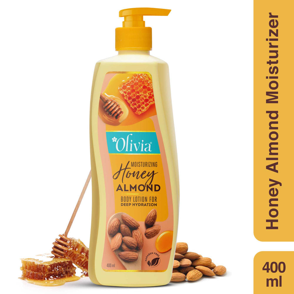 Honey Almond Moisturizer Body Lotion For Deep Hydration - 400ml