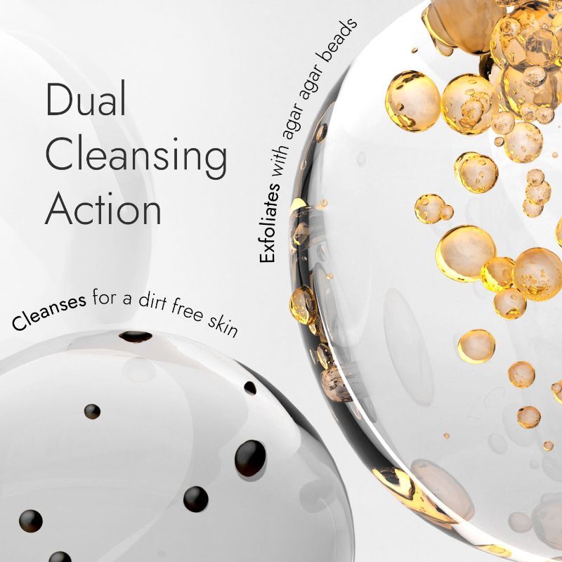 Kapiva Kumkumadi Glow Face Wash Reduces Pigmentation & Dark Spots, 0% Parabens, Sulfates