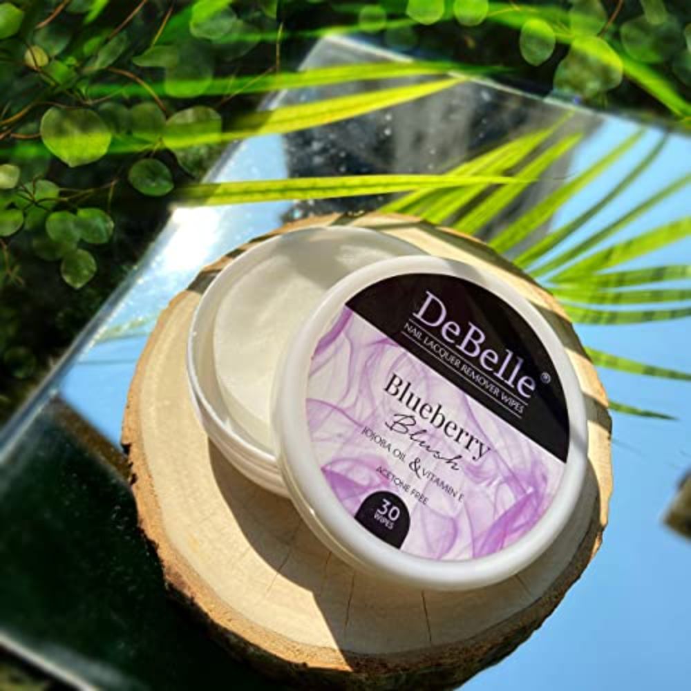 Nail Lacquer Remover Wipes - Blueberry Blush