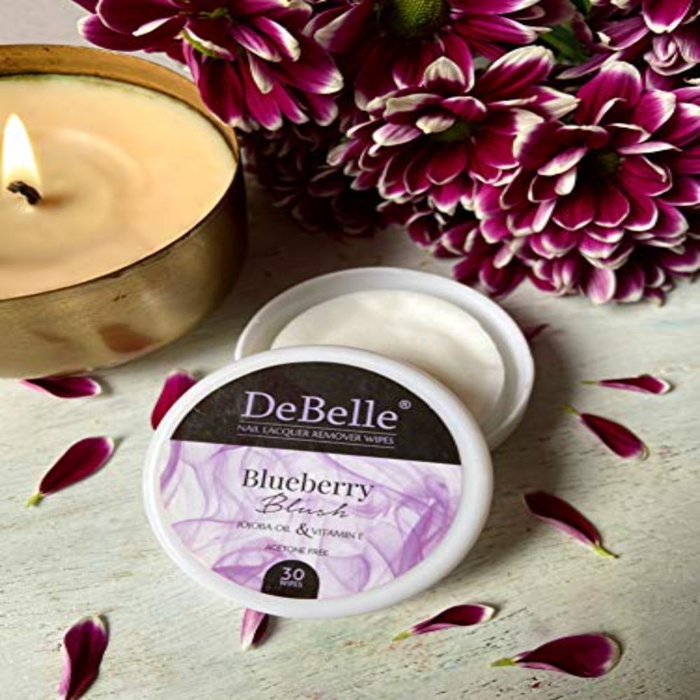 Nail Lacquer Remover Wipes - Blueberry Blush