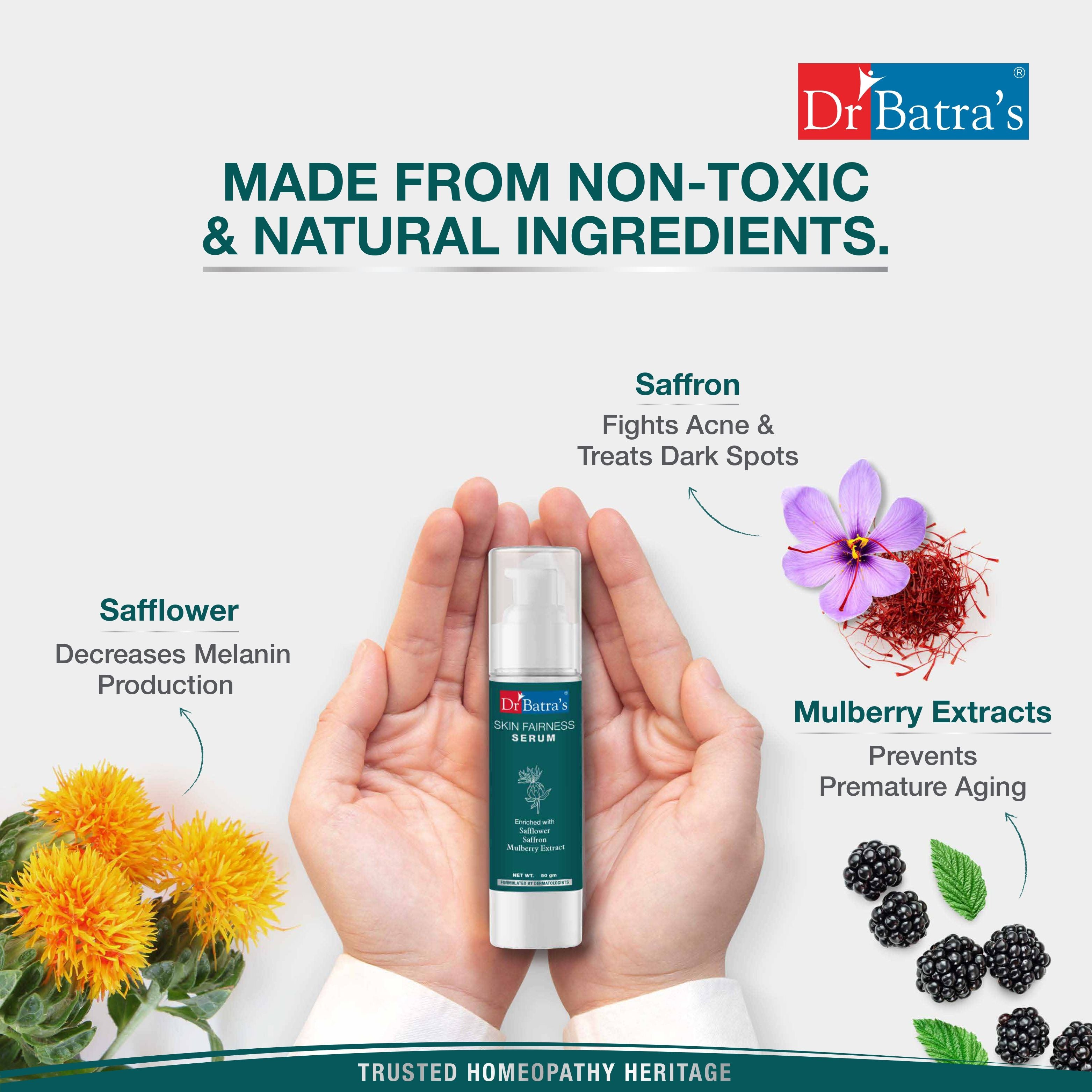 Dr Batra's Skin Glowing Serum, For Bright Skin Glowing & Healthy Skin, Silicone, Hydroquinone Free