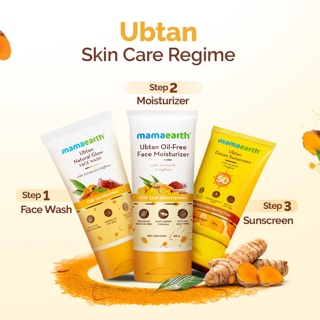 Ubtan Face Wash With Turmeric & Saffron For Tan Removal