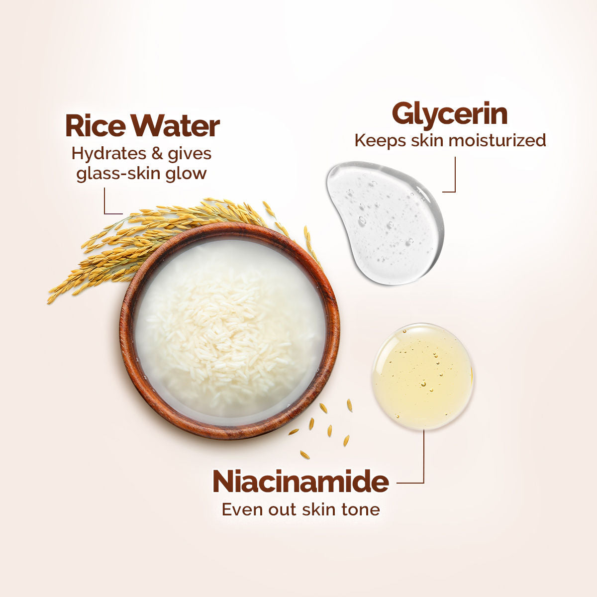 Rice Face Wash With Rice Water & Niacinamide for Glass Skin