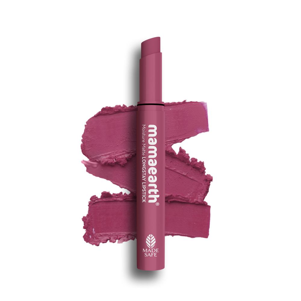 Moisture Matte Longstay Lipstick With Avocado Oil & Vitamin E - Pink Tulip