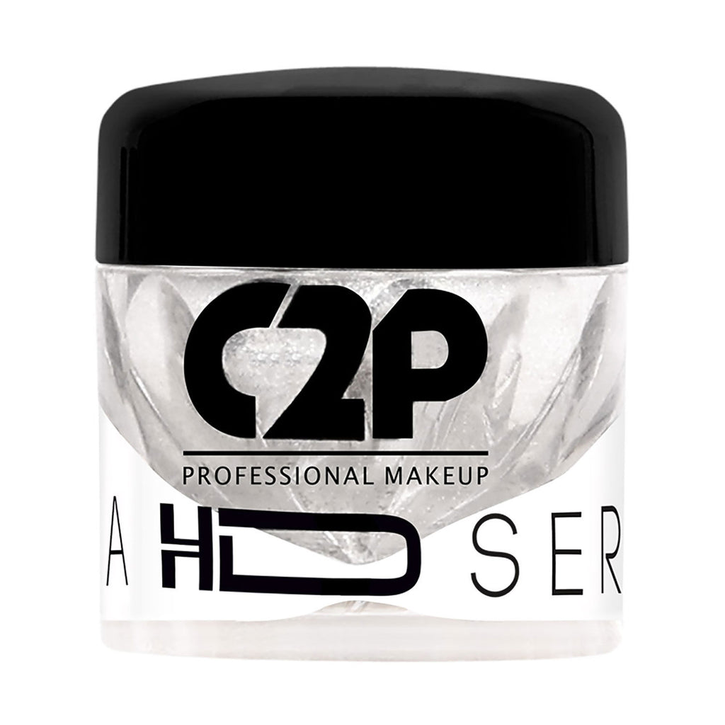 HD Loose Precious Eye Shadow Pigment Long-Lasting Shimmer for Face Body - Due Silver 152