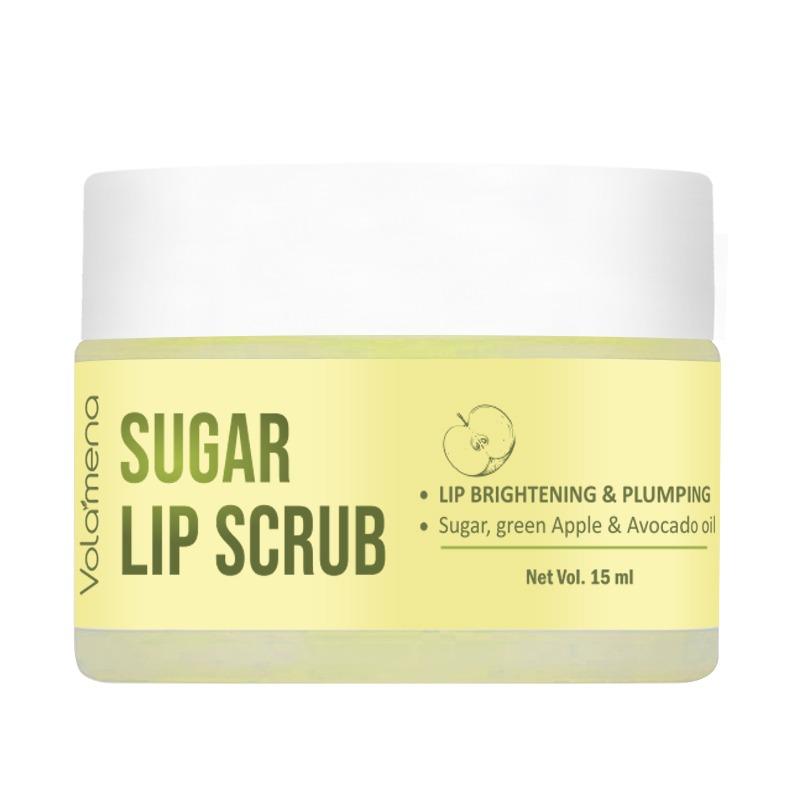 Lip Scrub With Sugar, Green Apple Extract & Avocado Oil