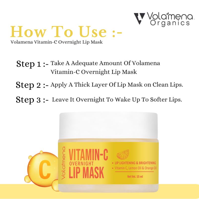 Overnight Lip Mask With Vitamic C, Lemon & Orange