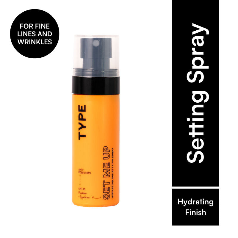Hydrating Setting Spray SPF 35 PA+++ Face Makeup 12Hr Set For Dry Skin