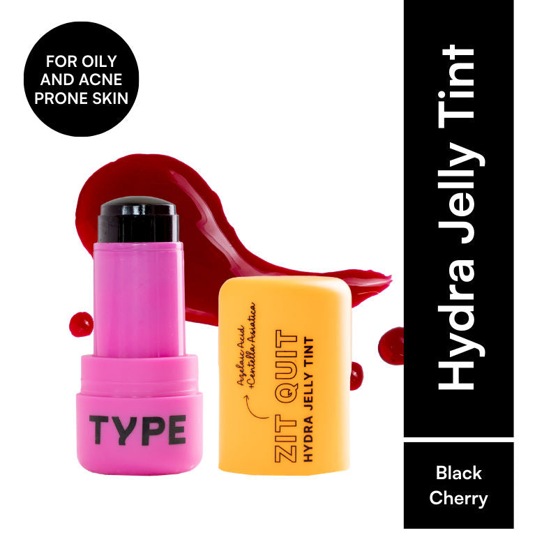 Zit Quit Hydra Jelly Tint with Azelaic Acid For Cheeks, Lips and Eyes - Black Cherry 84