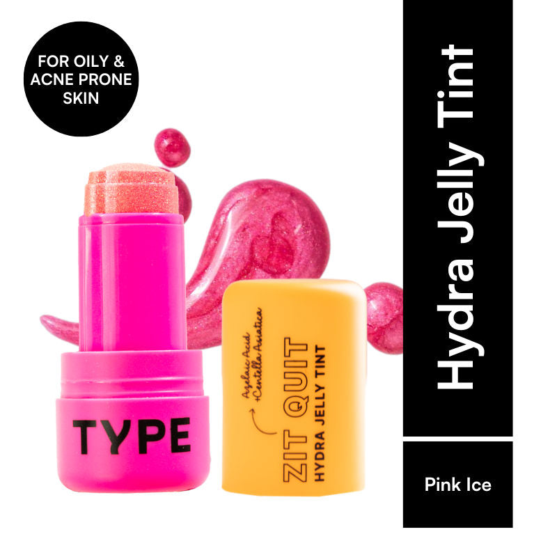 Zit Quit Hydra Jelly Tint with Azelaic Acid For Cheeks, Lips and Eyes - Pink Ice 89