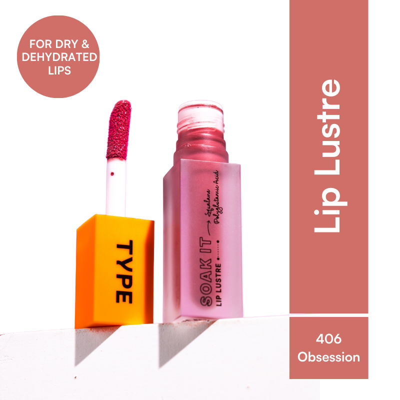 Lip Gloss Fo Dry Lips with Squalane & Tripeptides 6 Hrs Stay