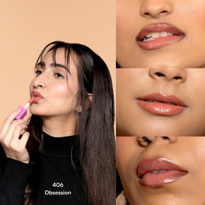 Lip Gloss Fo Dry Lips with Squalane & Tripeptides 6 Hrs Stay