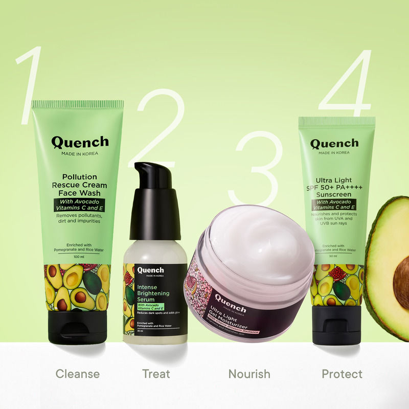Vitamin E & Avocado Ultra Light SPF 50+ PA++++ Sunscreen for Glowing Skin