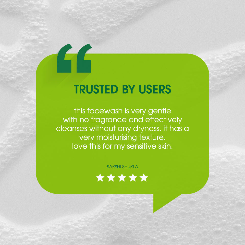 Kind To Skin Moisturising Facial Wash, Reduces Dryness with Panthenol for Dry Skin