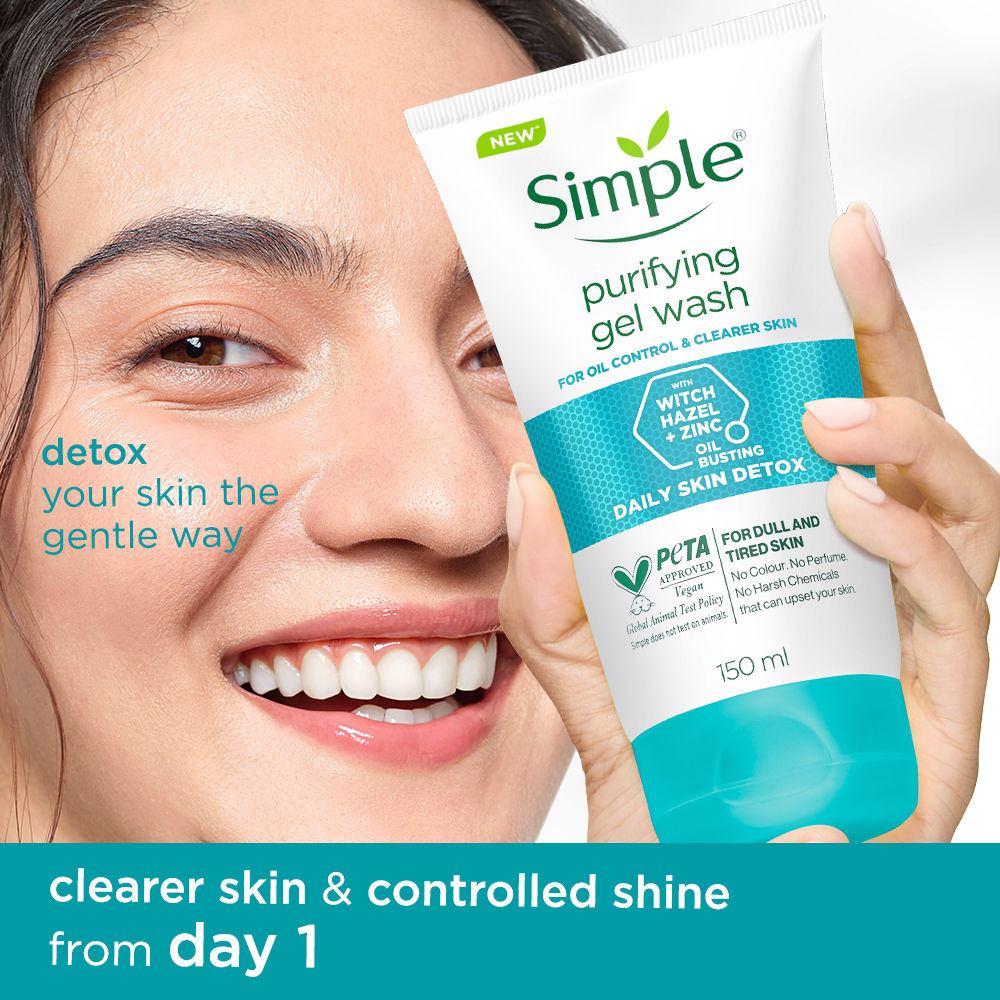 Daily Skin Detox Purifying Facial Wash, 100% Soap Free | Gentle on Acne prone skin