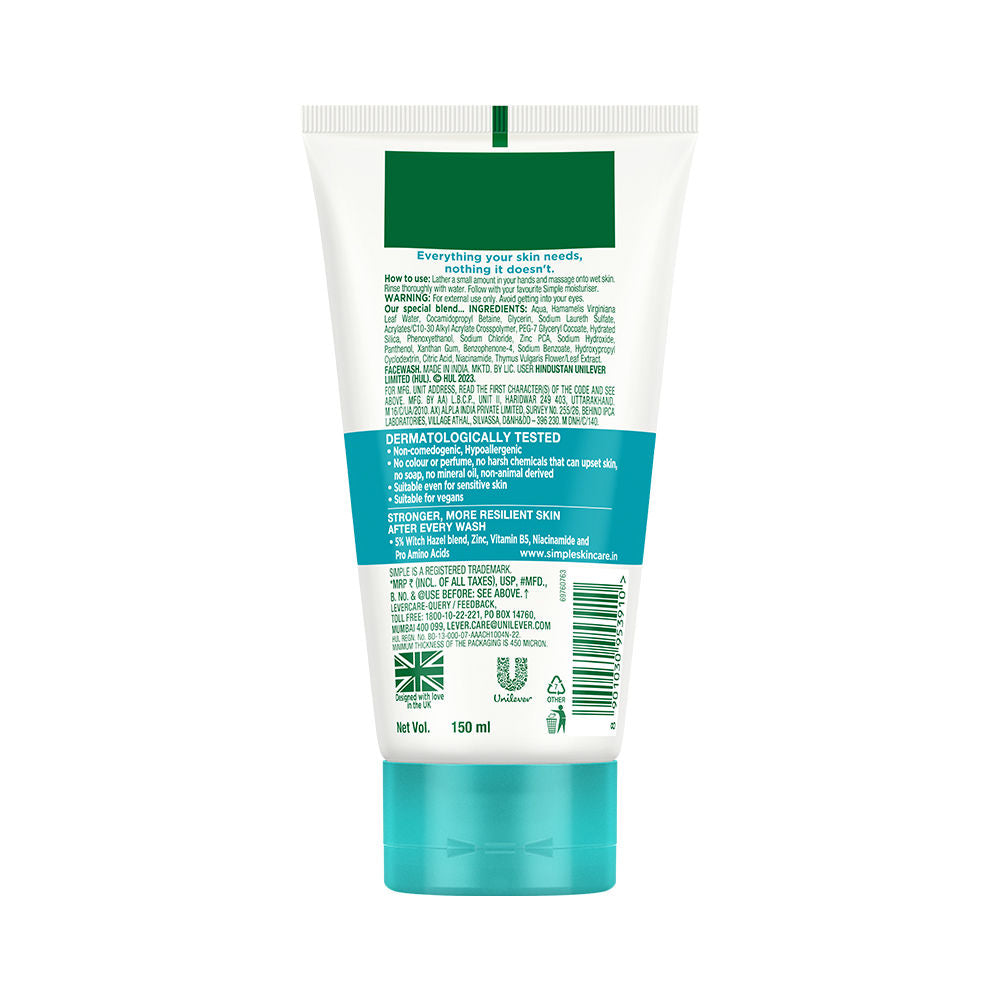 Daily Skin Detox Purifying Facial Wash, 100% Soap Free | Gentle on Acne prone skin