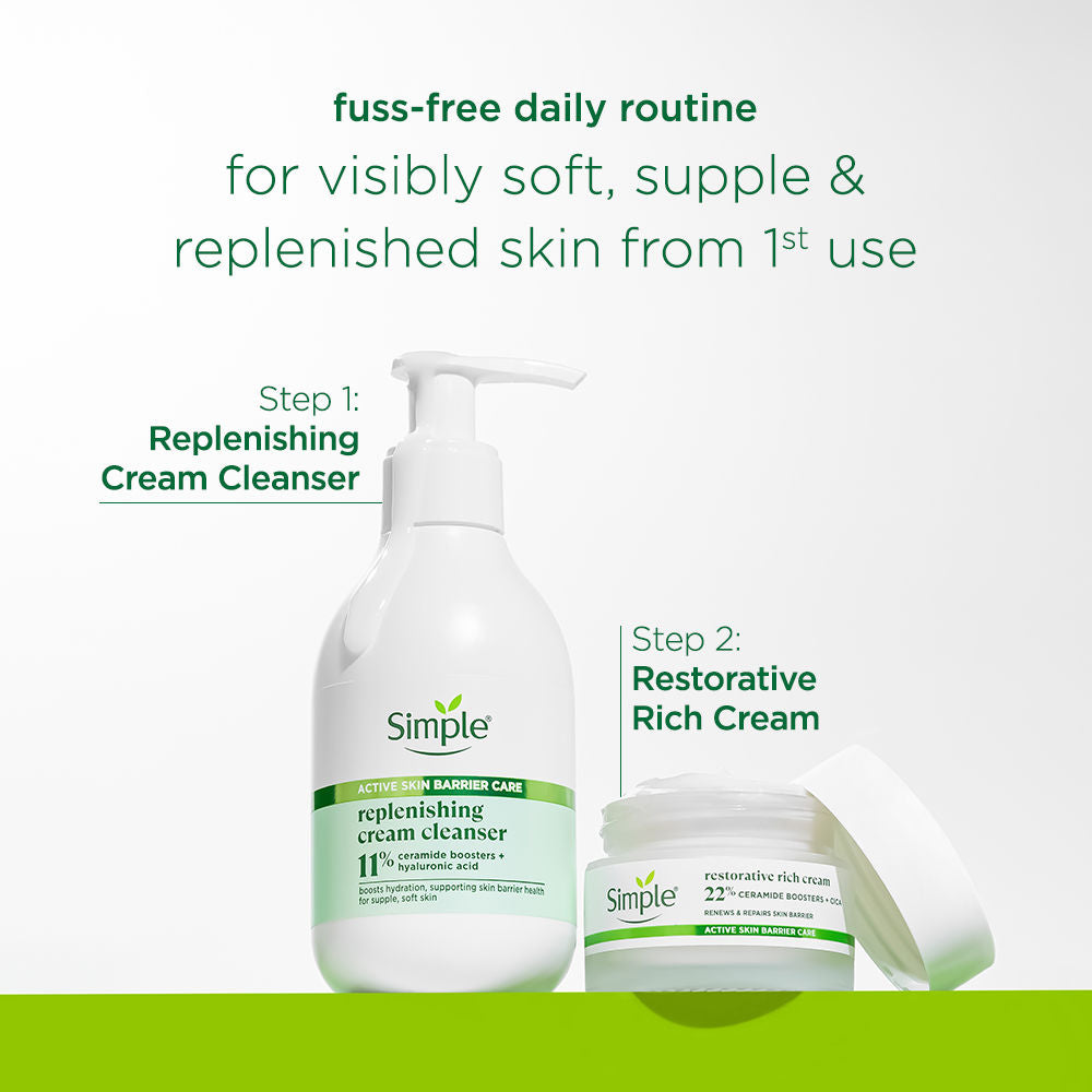 Active Skin Barrier Care, with 11% Ceramide Boosters for Sensitive Skin